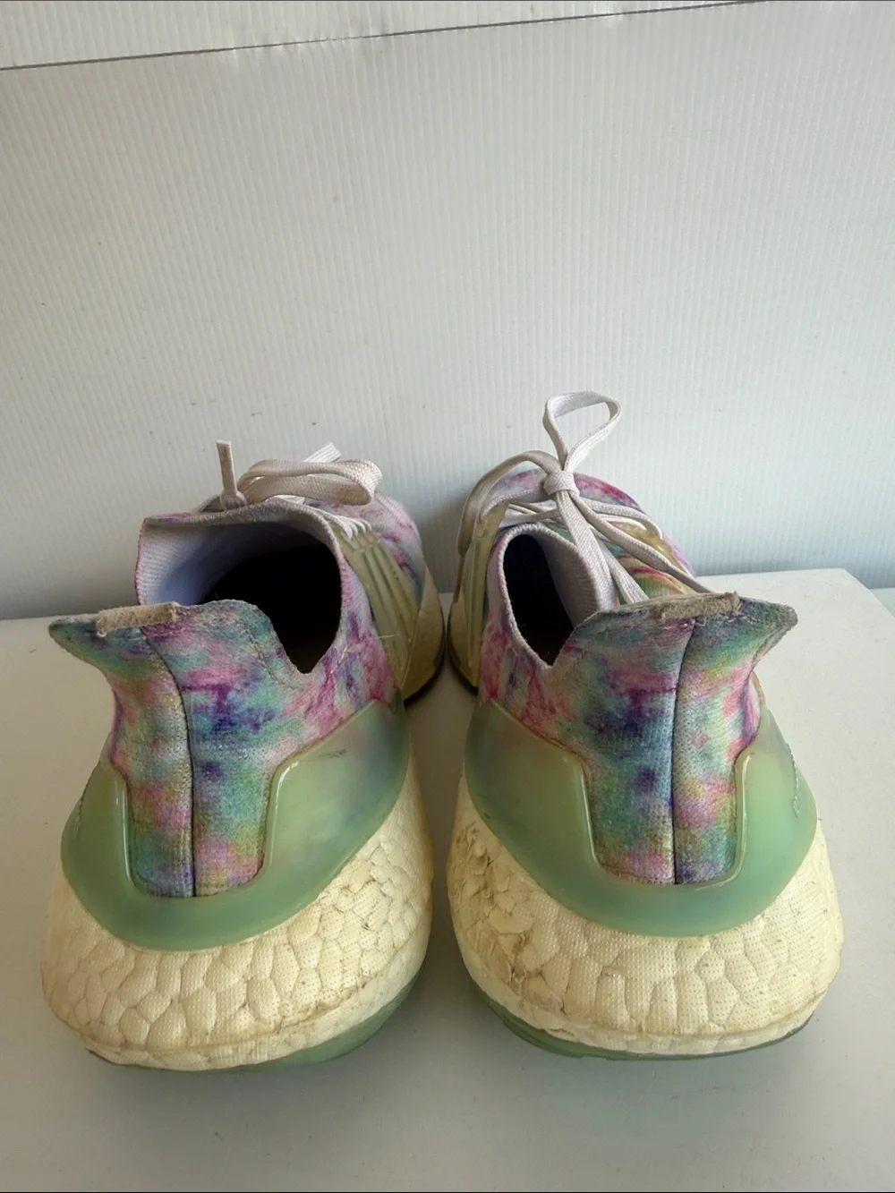 Adidas Ultraboost 21 Running Shoes Tie Dye Size 8